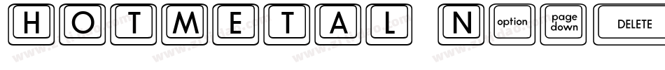 HOTMETAL Normal(1)字体转换